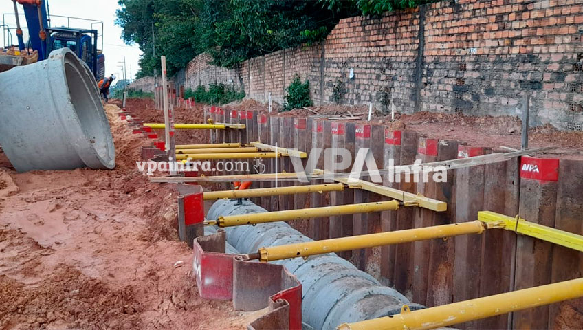 Estaca Prancha Metálica - foto 6 de escoramento e contenção