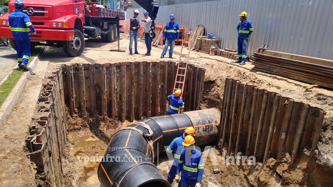 Estaca Prancha Metálica - foto 6 de escoramento e contenção